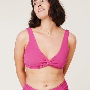 NWT Andie Swimwear The Portofino Top In Orchid Pink